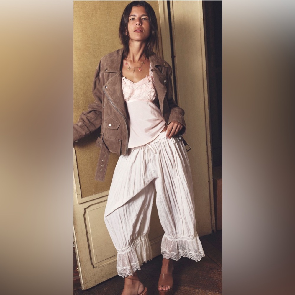 NWT Free People Intimately Forever Young Bloomer Pants Sz Small